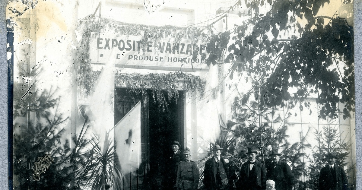Fotografii inedite de la prima expoziție horticolă organizată în România, publicate de Arhivele Naționale