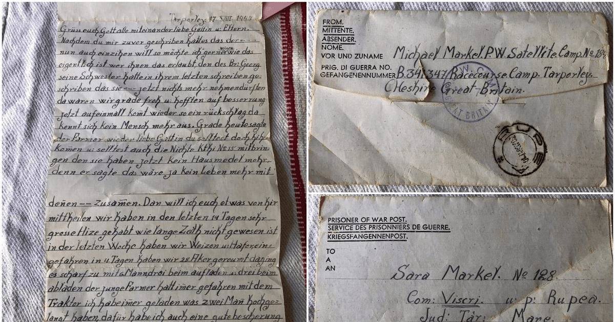 Scrisoarea unui prizonier de război către soția sa, livrată de Poșta Română după 76 de ani