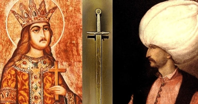 sabia lui Sinan Pașa pentru spada lui Ștefan cel Mare