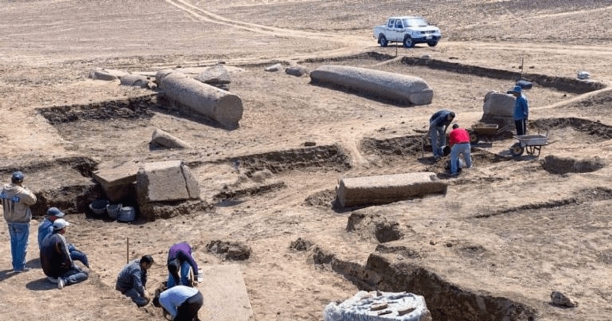 Vestigiile unui templu greco-roman dedicat lui Zeus, descoperite în nordul Peninsulei Sinai