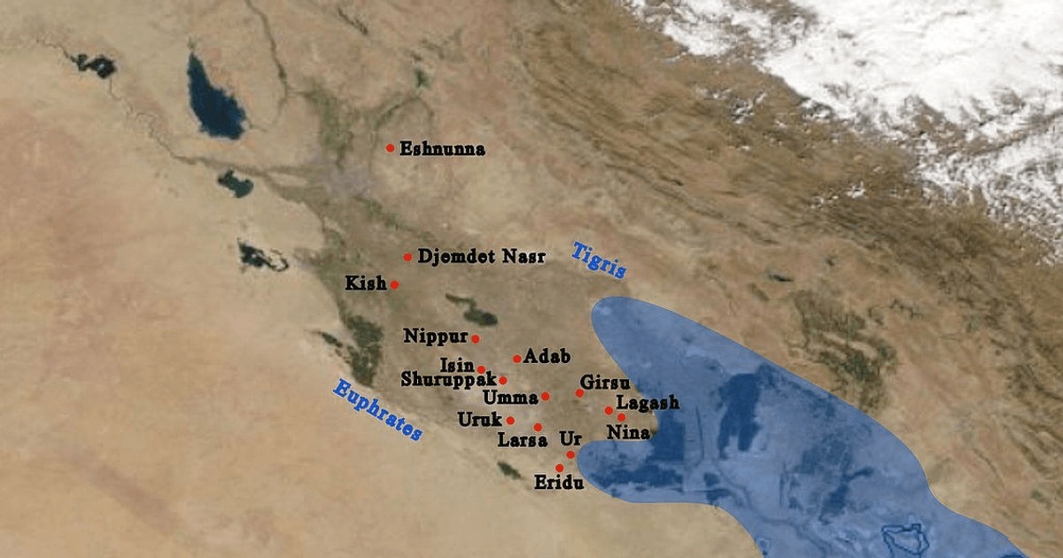 Vestigiile extrem de rare ale unei bărci sumeriene au fost descoperite în Irak