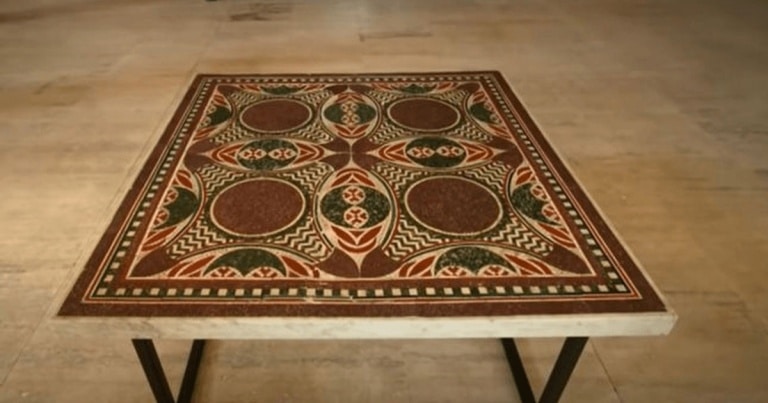 VIDEO // Un mozaic roman cu o valoare inestimabilă, identificat într-un apartament din New York