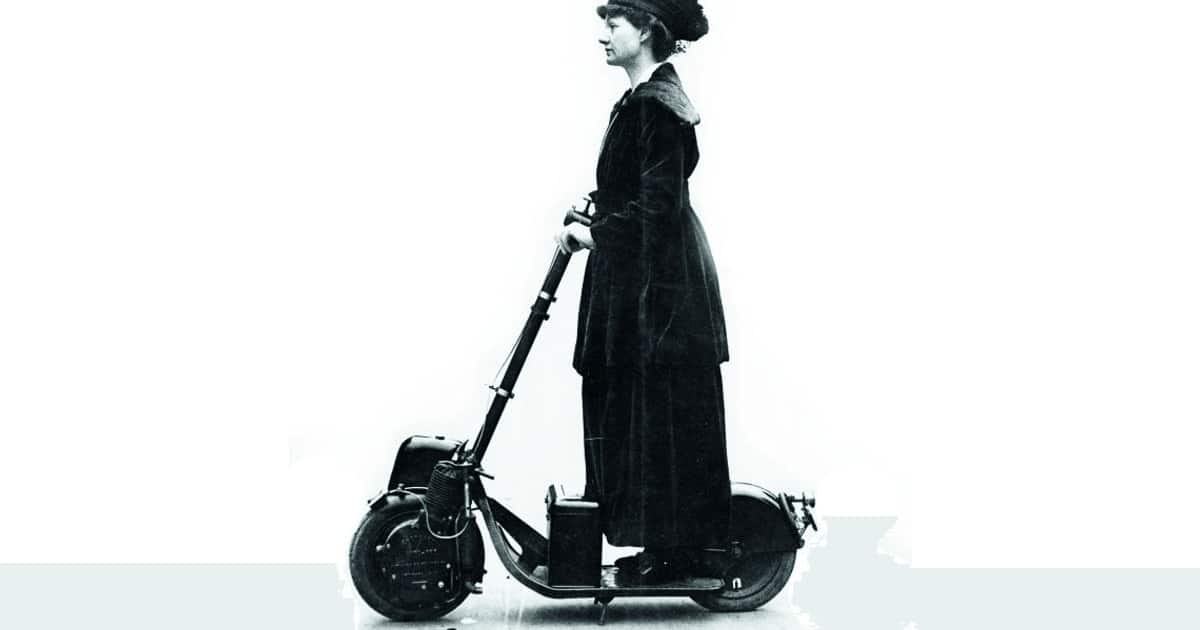 Istoria unei fotografii: Autopedul doamnei Florence Norman