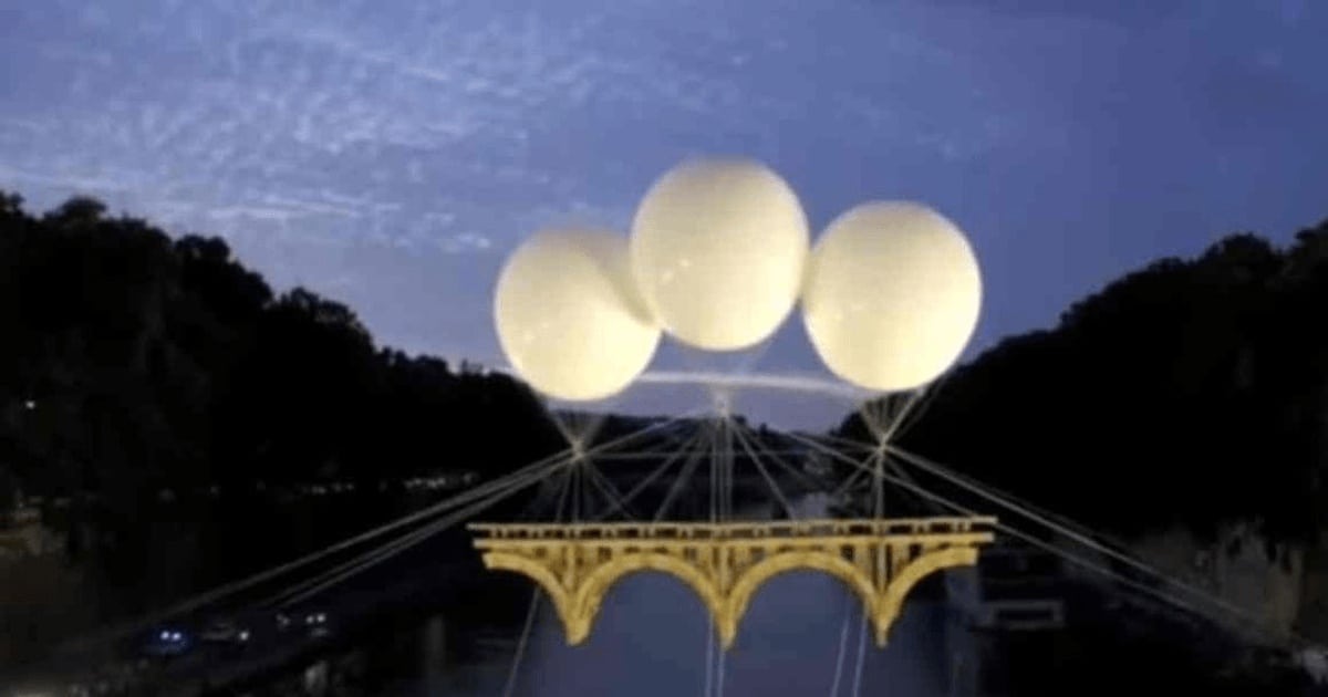 VIDEO Un pod volant deasupra râului Tibru, visul neîmplinit al lui Michelangelo, a «devenit realitate»