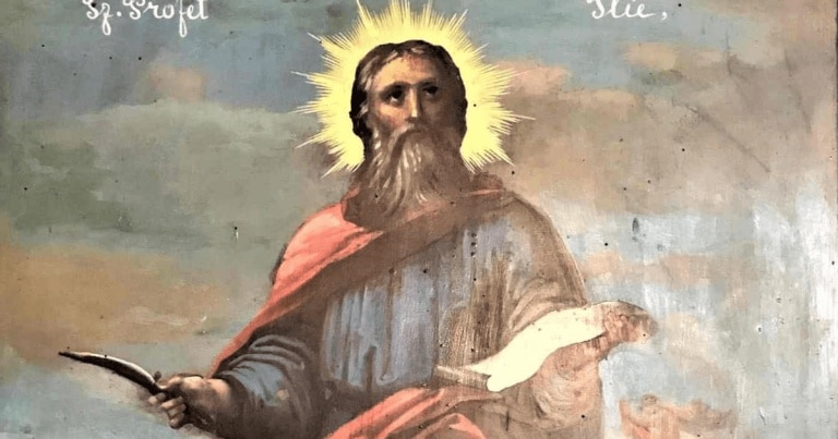 Sfântul Mare Proroc Ilie Tesviteanul, unul dintre cei mai importanți proroci din Vechiul Testament, pictat de Gheorghe Tattarescu. Unde poate fi admirată pictura?