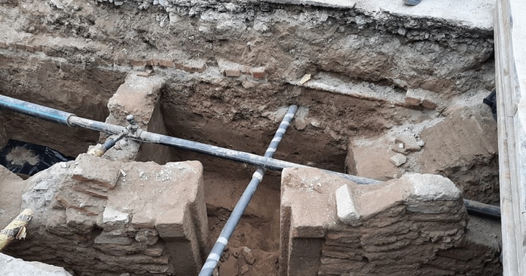 Monument funerar din secolul al IV-lea, descoperit întâmplător la Tulcea