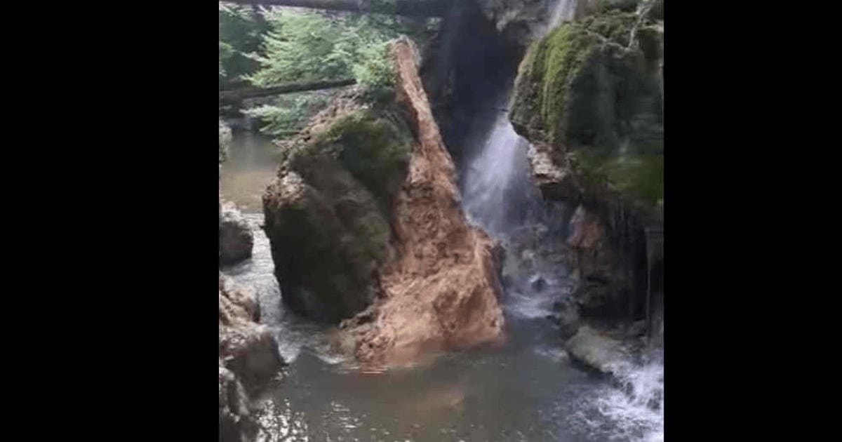VIDEO // S-a prăbușit celebra cascadă Bigăr