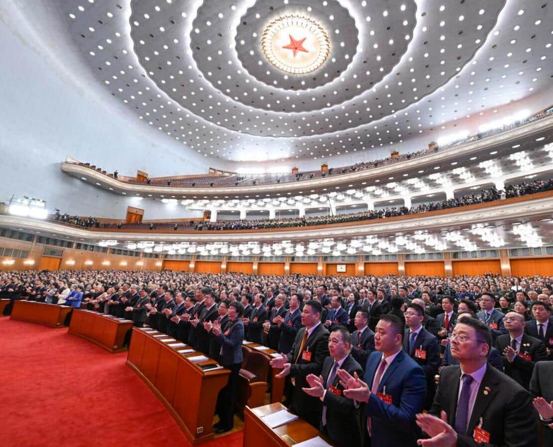 creștere cu 7,2% a cheltuielilor militare, creștere cu 5% a economiei. Renunță la sintagma ”reunificare pașnică” în privința Taiwan