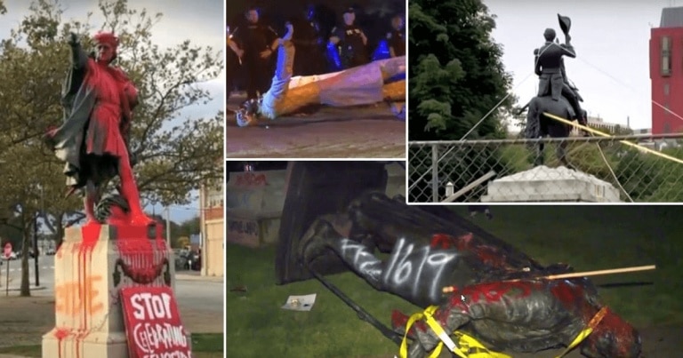 Cine sunt personajele istorice din spatele statuilor vandalizate în America