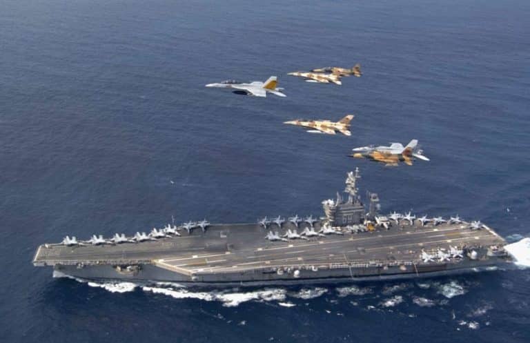 SUA trimit portavionul USS Dwight Eisenhower în Orientul Mijlociu, după anunțarea iminenței unor atacuri ale Iran asupra Israelului
