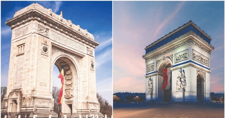 Cele două arcuri de triumf surori