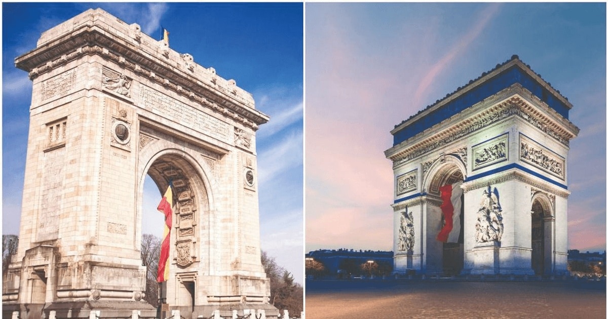 Cele două arcuri de triumf surori