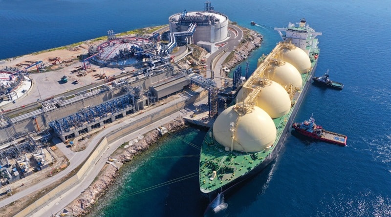 Transgaz vrea 10% din platfoma plutitoare de stocare a gazelor de la Alexandroupolis 