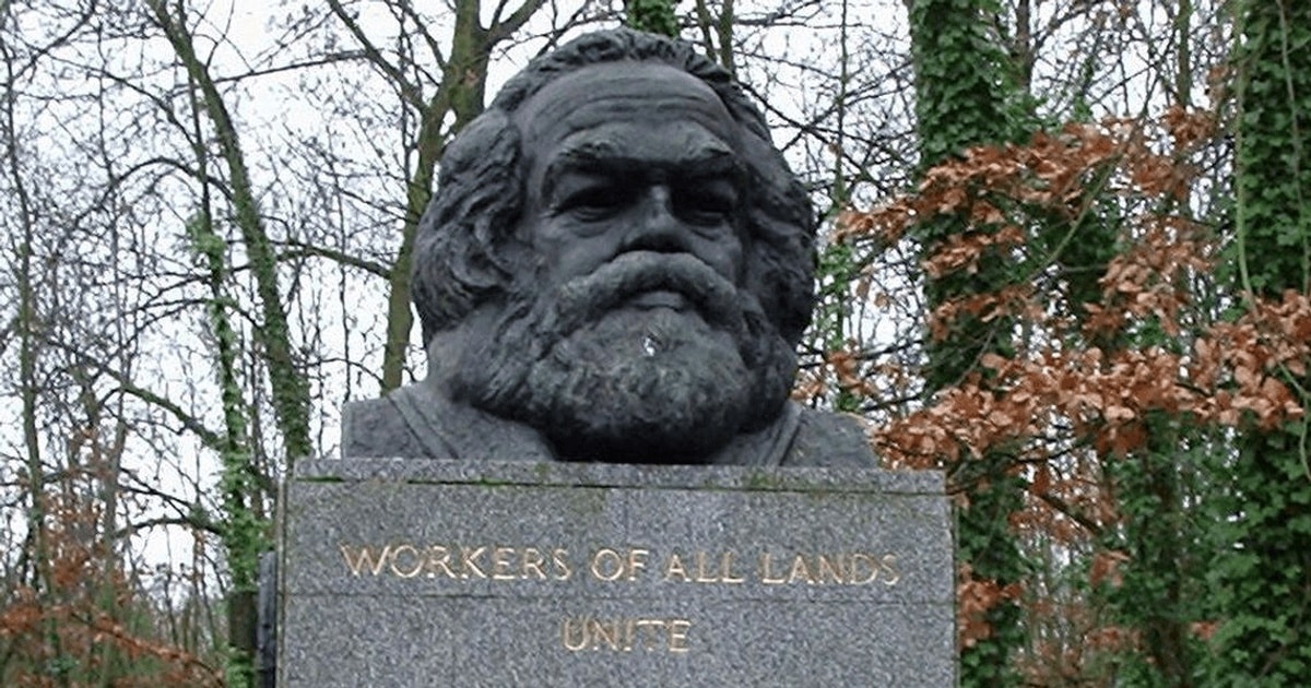 Mormântul lui Karl Marx, vandalizat