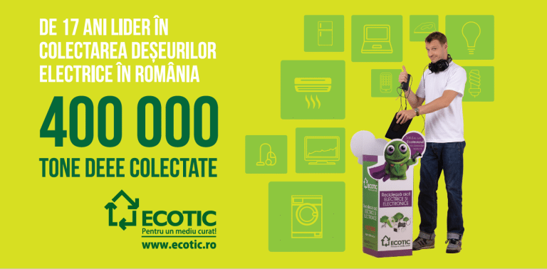ECOTIC: lider în domeniul managementului deșeurilor electrice
