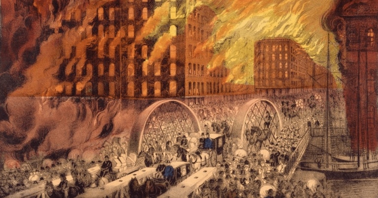 Vaca ispășitoare pentru Marele Incendiu din Chicago