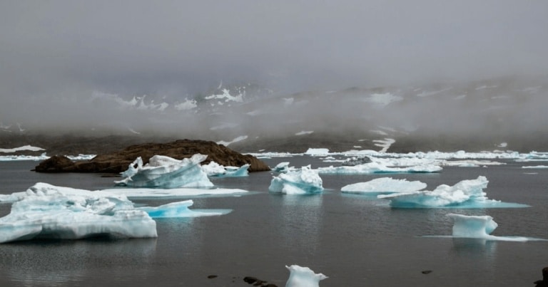 Temperaturi maxime record în apropiere de Polul Nord