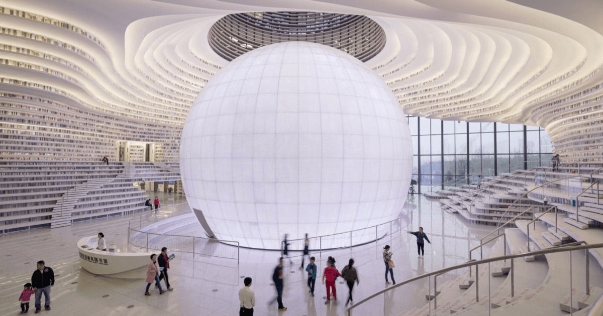 China a inaugurat una dintre cele mai futuriste biblioteci din lume / VIDEO
