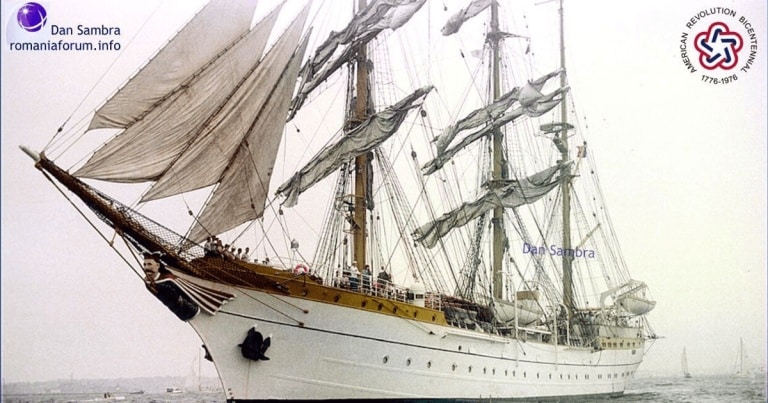 Bricul «Mircea» a participat la aniversarea Bicentenarului SUA, iunie-iulie 1976 / FOTO