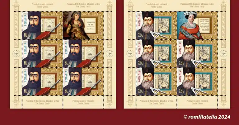 Emisiune de mărci poștale dedicată „Familiei Golescu”