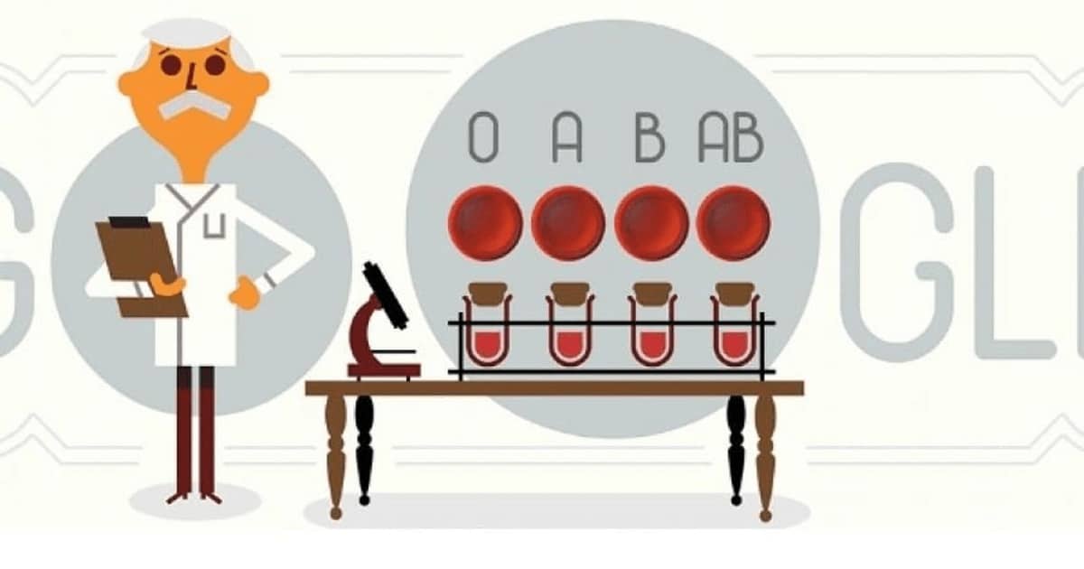 148 de ani de la nașterea biologului care a descoperit grupele de sânge