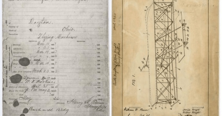 Povestea brevetului de aviaţie al fraţilor Wright, găsit după 30 de ani