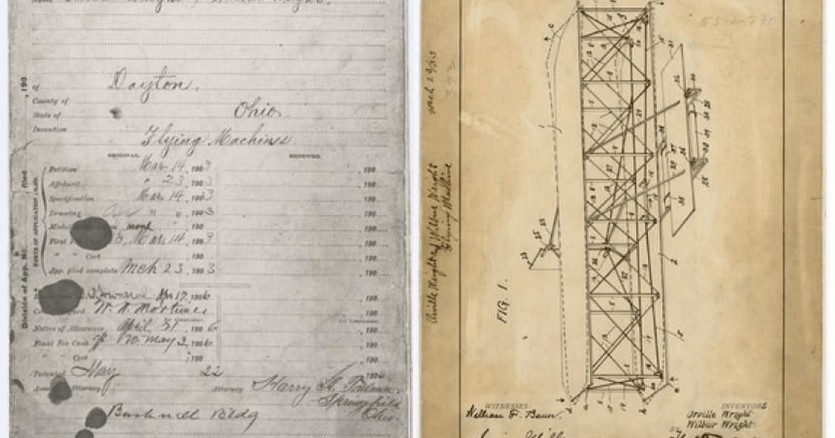 Povestea brevetului de aviaţie al fraţilor Wright, găsit după 30 de ani