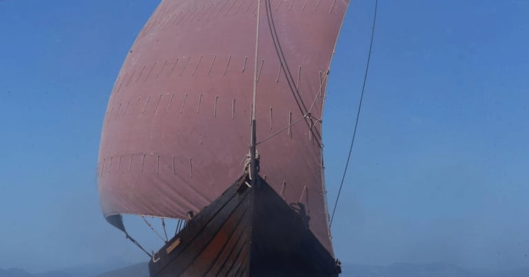 O replică a unui vas viking a ajuns în Marea Adriatică