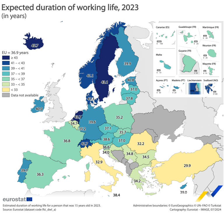 România, singura țară din UE în care a scăzut în ultimii 10 ani durata vieții profesionale. Nu cobrâm în clasament