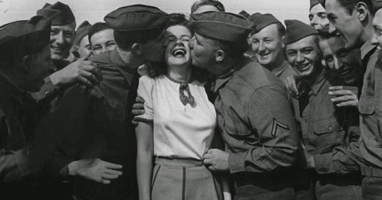 actrița care a sărutat 10.000 de soldați în Al Doilea Război Mondial