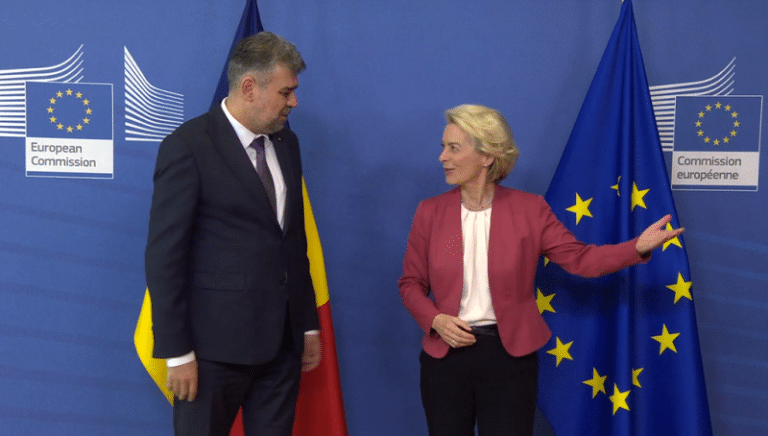 Premierul Ciolacu, discuții la Bruxelles