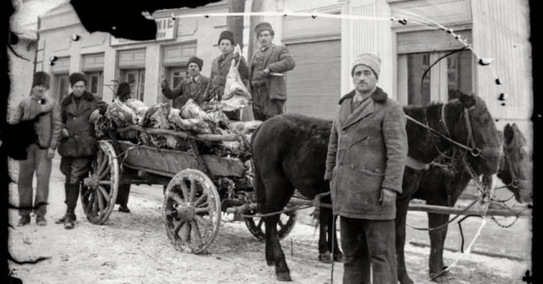 FOTO Pământ cu bogăţie nesecată. Cum se făcea negoţul cu cereale şi animale în Bărăganul interbelic