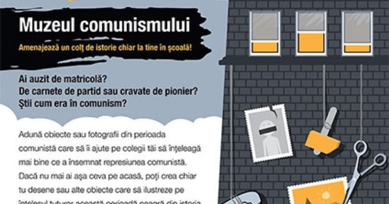„Un altfel de muzeu în școala ta: Muzeul comunismului