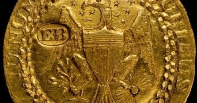 Prima monedă emisă în SUA, vândută la licitaţie cu 4,5 milioane de dolari