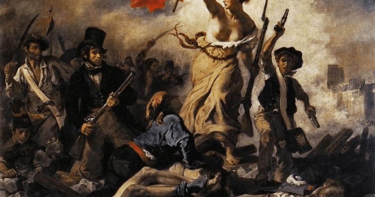O femeie a mâzgălit cu markerul celebrul tablou al lui Delacroix