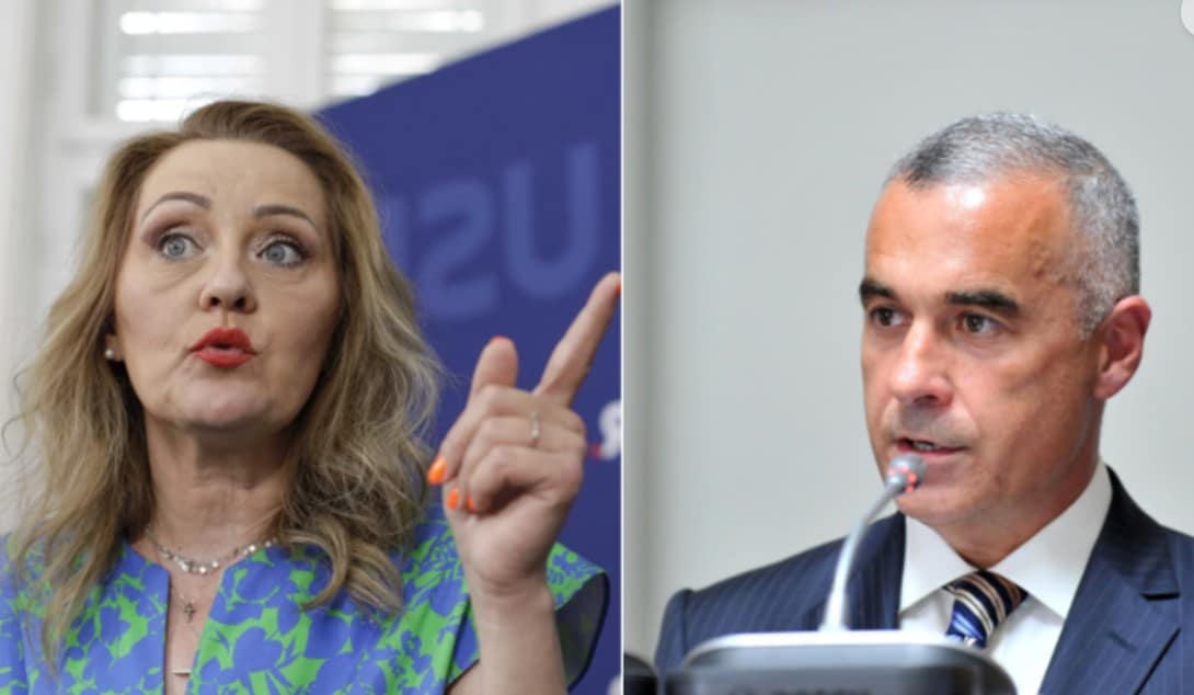 Călin Georgescu și Elena Lasconi în turul II