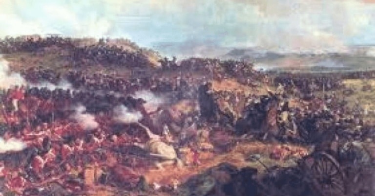 Trupul unui soldat care a luptat la Waterloo