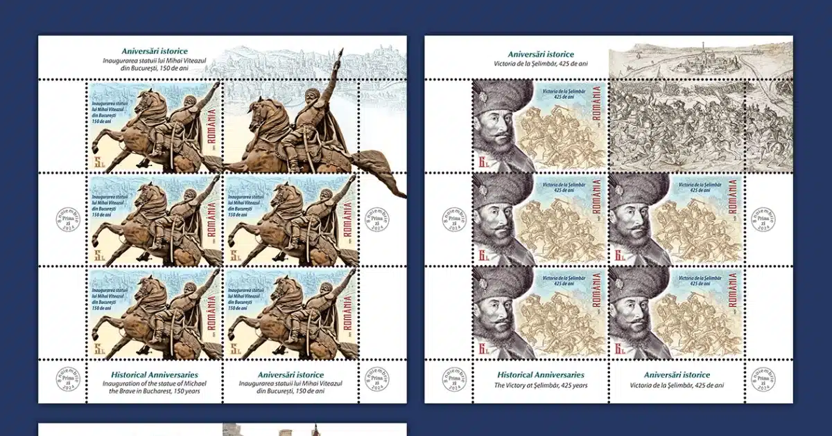 „Aniversări istorice”, o nouă emisiune de mărci poștale