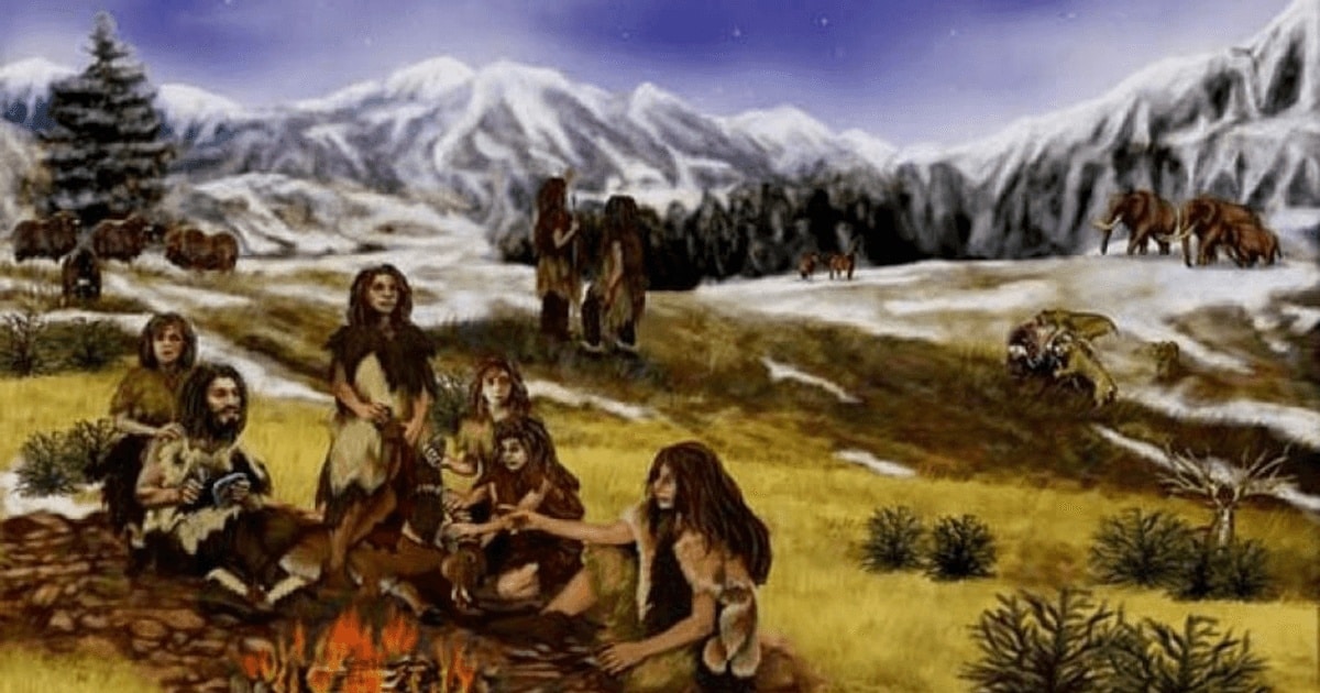 Omul de Neanderthal își construia case din oase de mamut