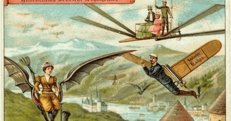 FOTO Anul 2000 în viziunea oamenilor de acum un secol