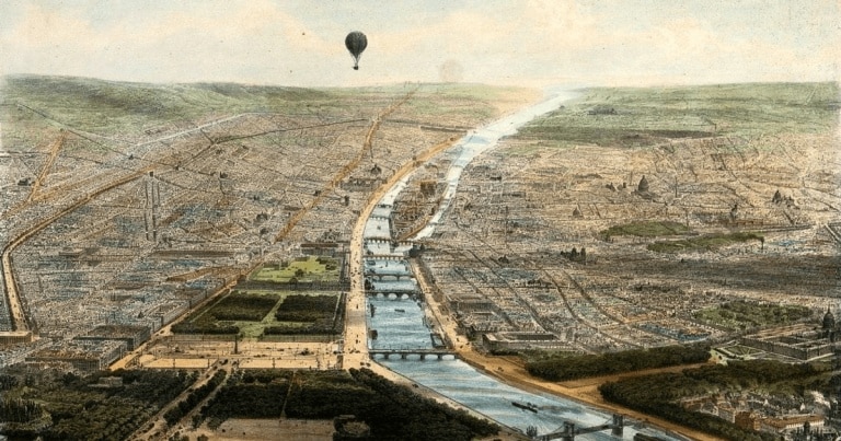 Doi francezi s-au duelat deasupra Parisului