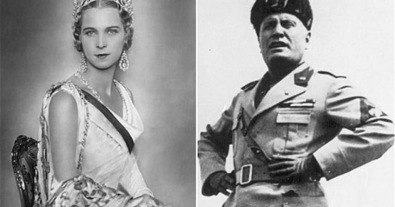 Mussolini a avut o aventură amoroasă cu ultima regina a Italiei
