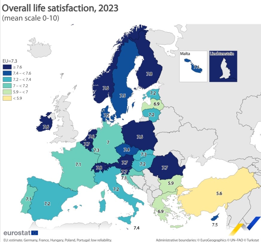 Europenii cei mai mulțumiți de viața lor sunt românii cu studii superioare. Specificul statelor și deosebirile culturale
