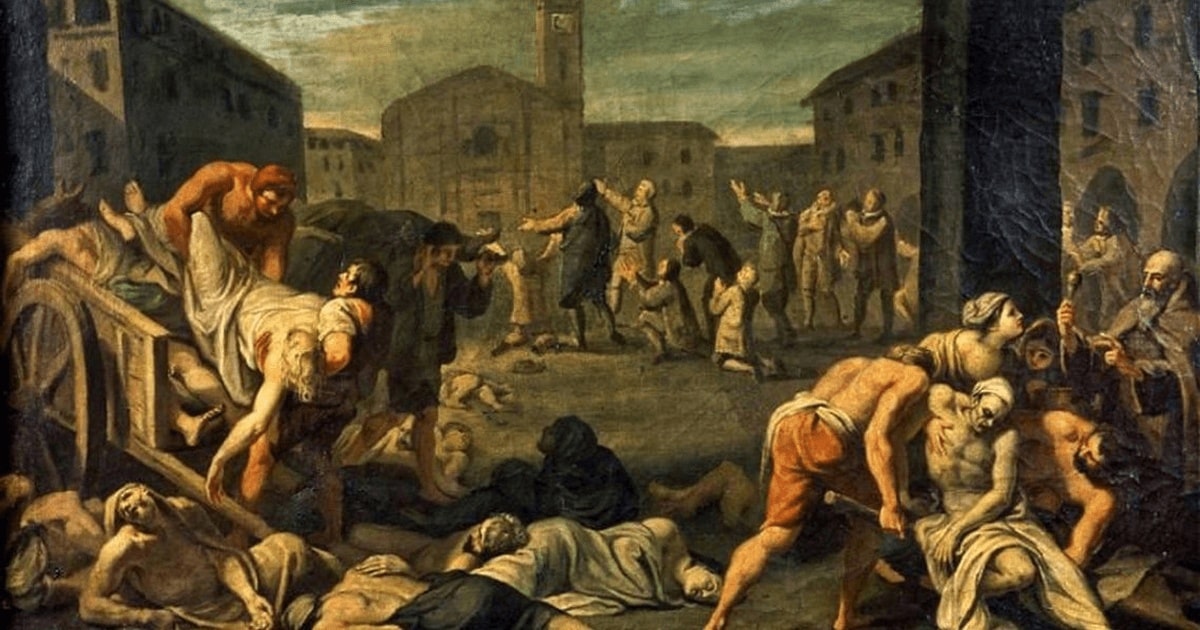 Ciuma, holera, tifosul şi gripa  în istorie