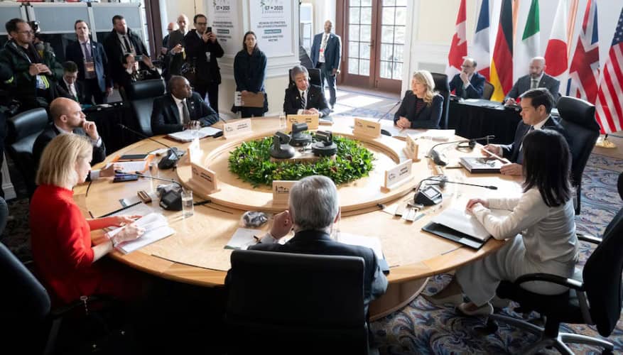 G7 – Declarația comună: ”Integritatea teritorială” a Ucrainei – Rusia este amenințată cu noi sancţiuni dacă nu susţine armistiţiul propus de SUA
