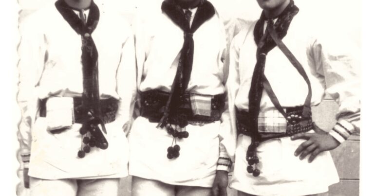 Pălăria tradițională bărbătească, într-o fotografie