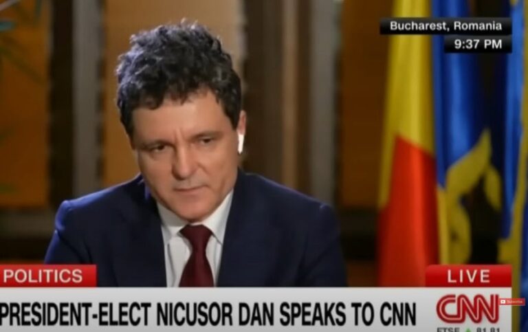 Nicuşor Dan, la CNN: Europa trebuie să îşi asigure propria apărare şi „România trebuie să facă parte din aceste lucruri”