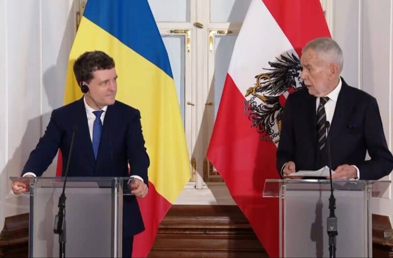 Nicuşor Dan, în Austria: După o perioadă relativ tensionată, e momentul să începem un nou capitol în relaţia bilaterală/ Preşedintele Alexander Van der Bellen: Austria este foarte interesată de piaţa românească