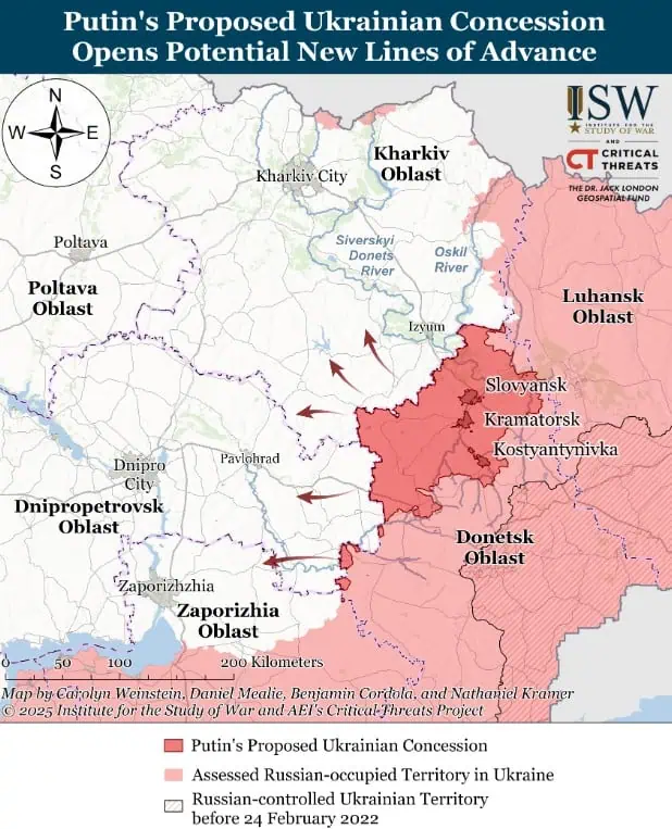 Hartă – Centura fortificată din regiunea Donețk are o importanță crucială pentru securitatea viitoare a Ucrainei