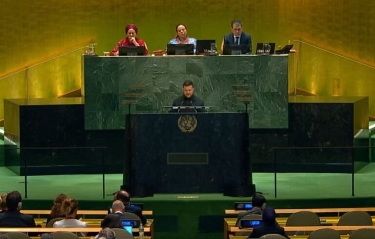 Volodimir Zelenski, de la tribuna ONU: „Europa nu-și poate permite să piardă și Moldova” în favoarea Rusiei, așa cum s-a întâmplat cu Georgia